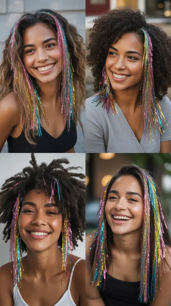 Colorful Hair Tinsel