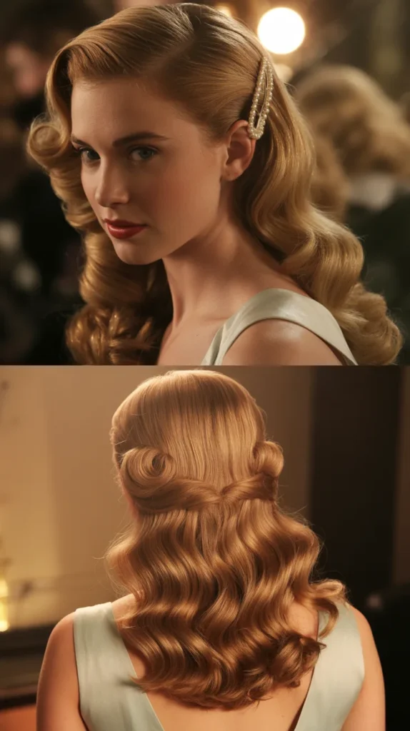  Knotted Half-Up Style