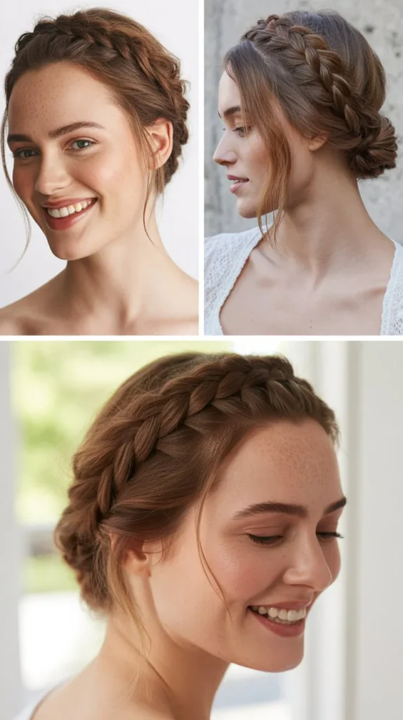  Braided Crown Updo
