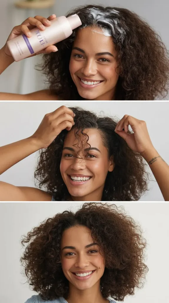 Defined Curl Refresh with Mousse