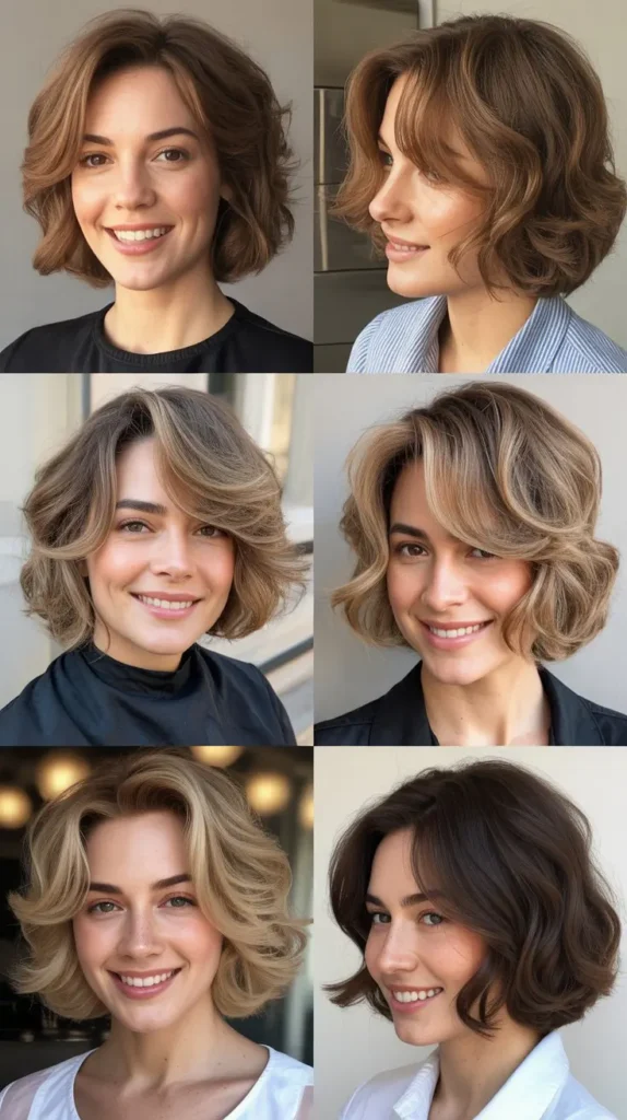  Wavy Stacked Bob with Layers