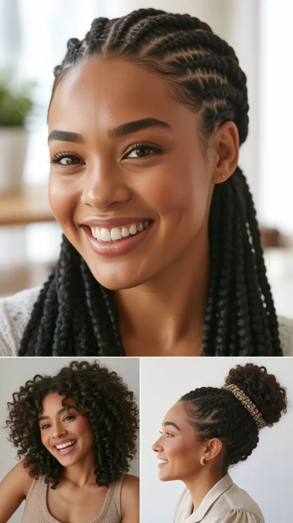 Double Braided Ponytail