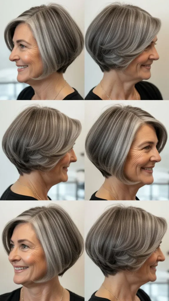 Angled Stacked Wedge Bob