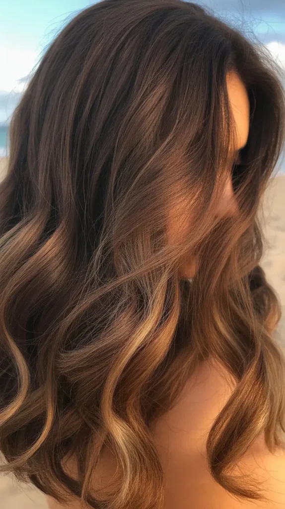 Sandy Blonde Highlights for Beach Vibes