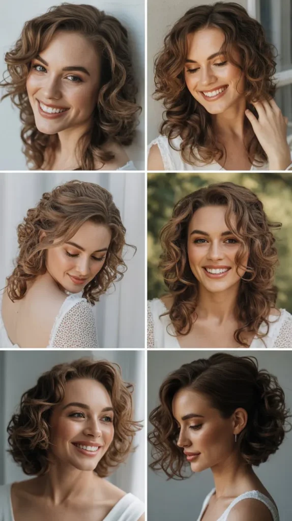 Soft Layered Bridal Curls