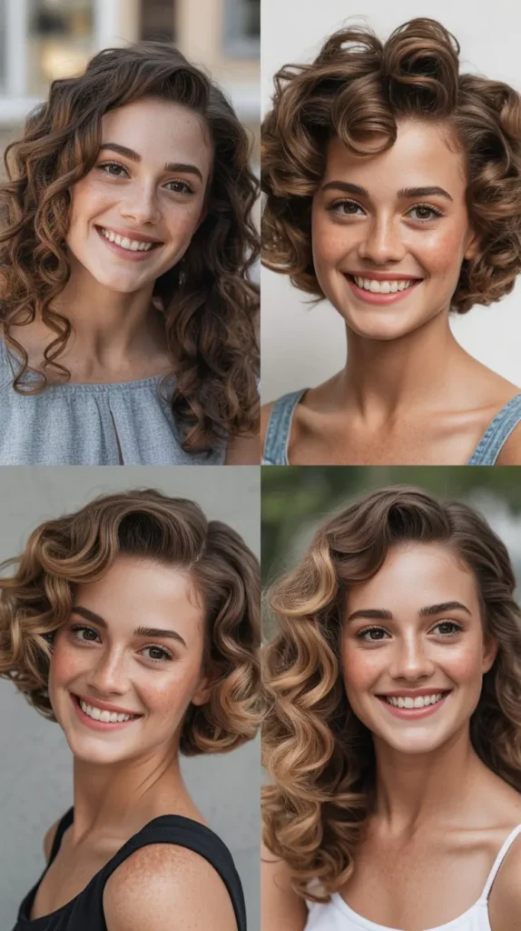 Curled Ends with Volume
