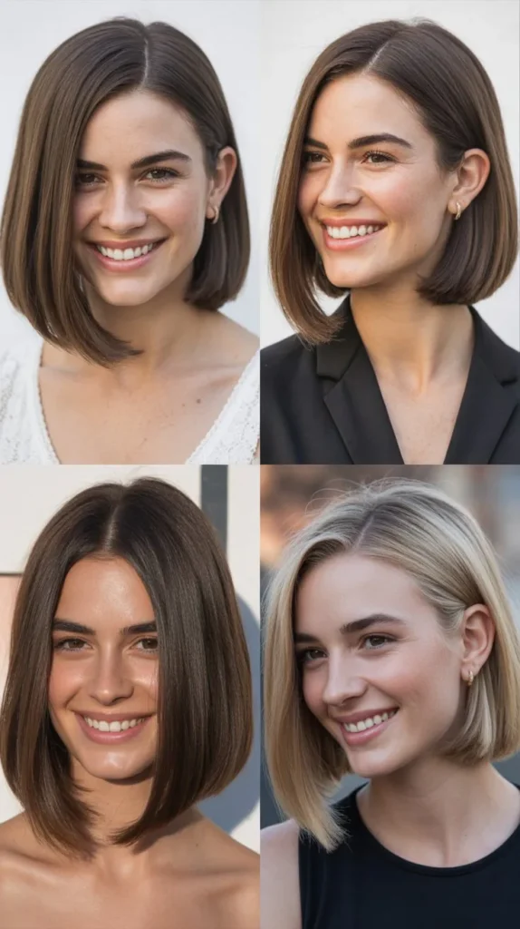 Straight Lob with Deep Side Part