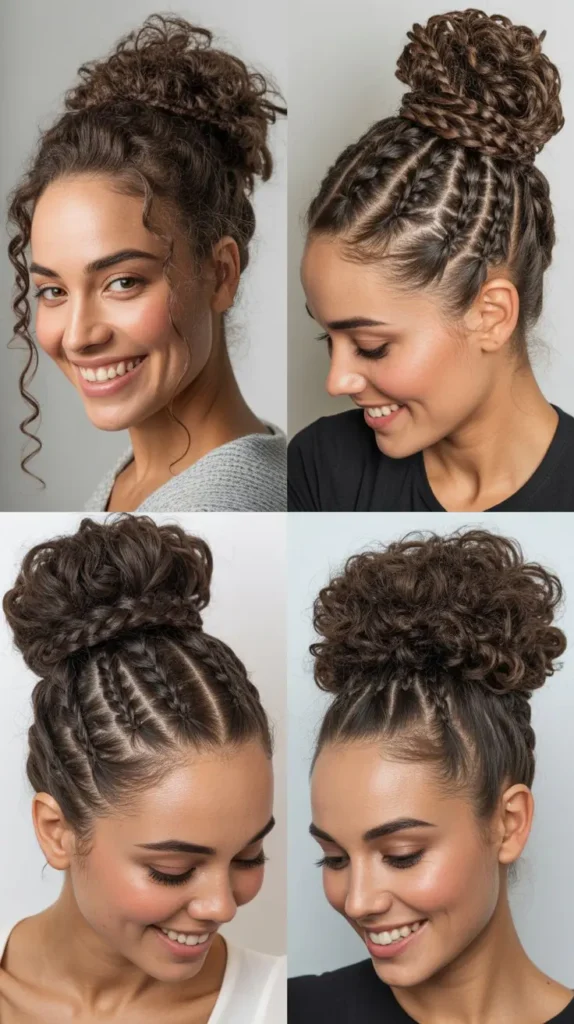 Glamorous Curly Wedding Updo