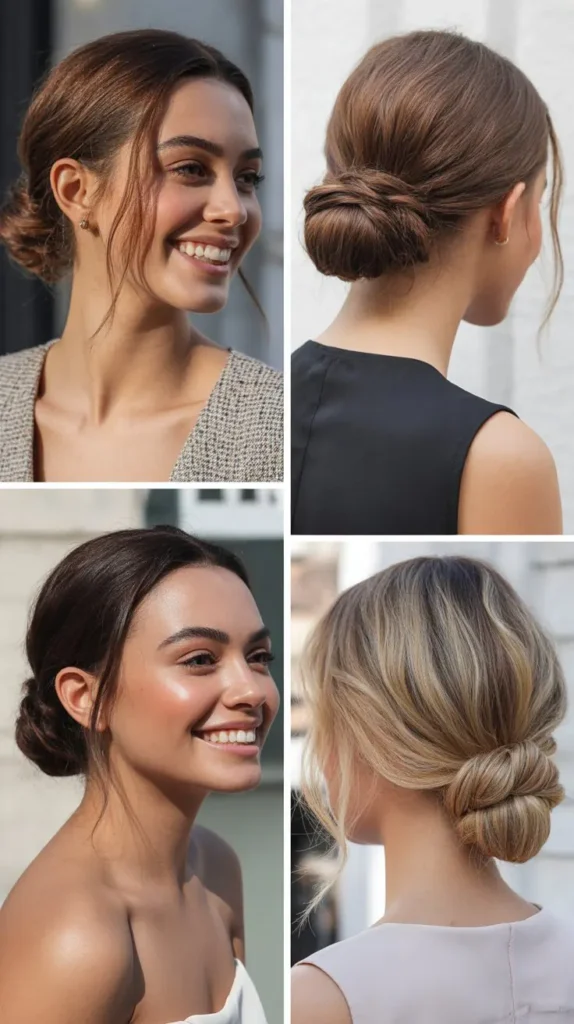 Knotted Low Bun