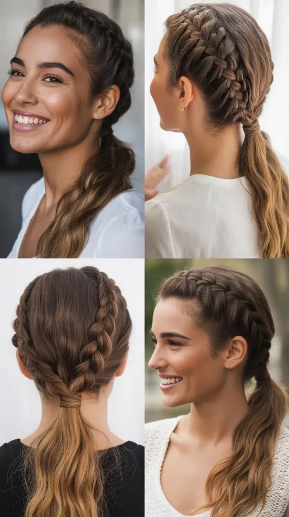 The Fishtail Braid Ponytail