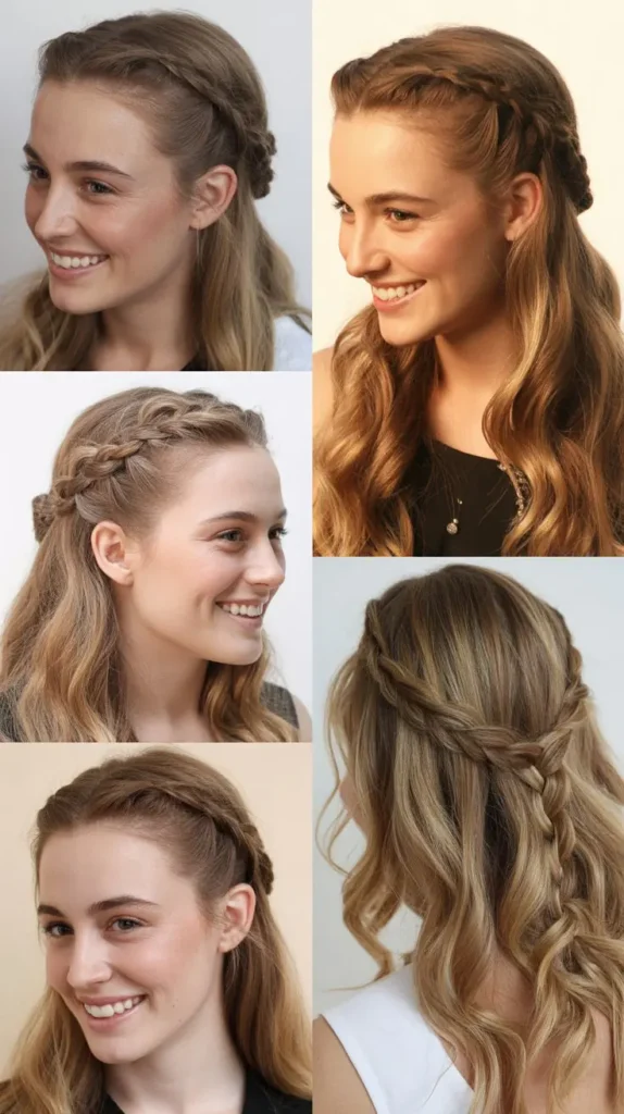Braided Half-Up Style