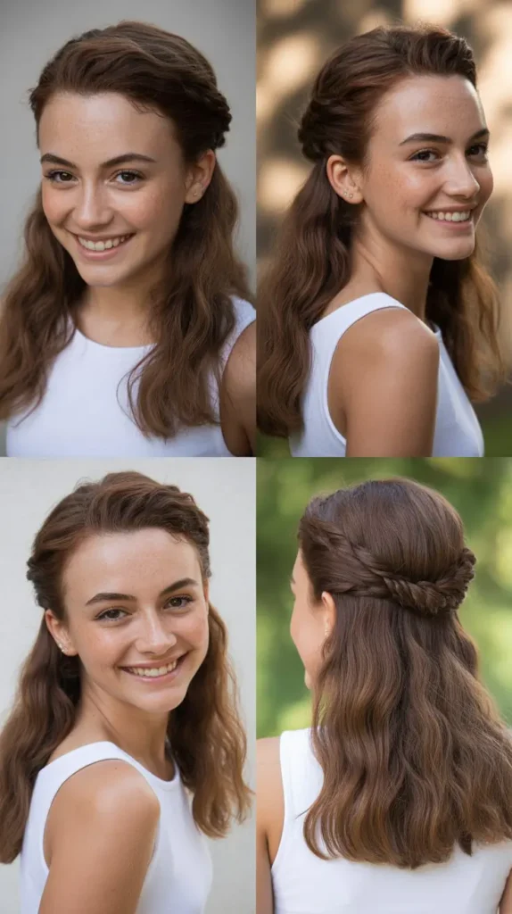 Half-Up Twisted Style