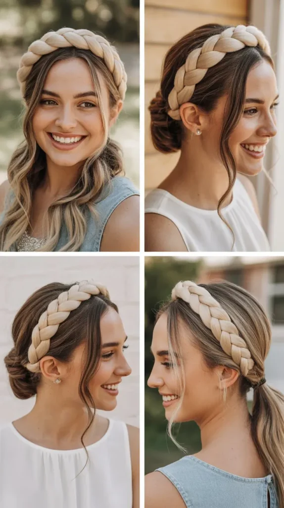 Soft Braided Headband