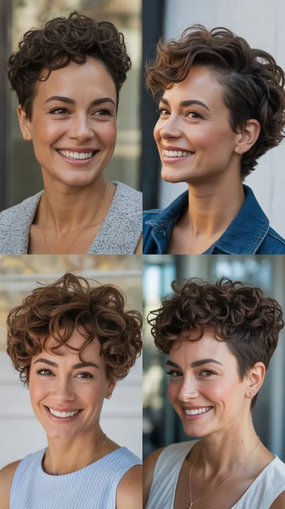 Curly Pixie Volume