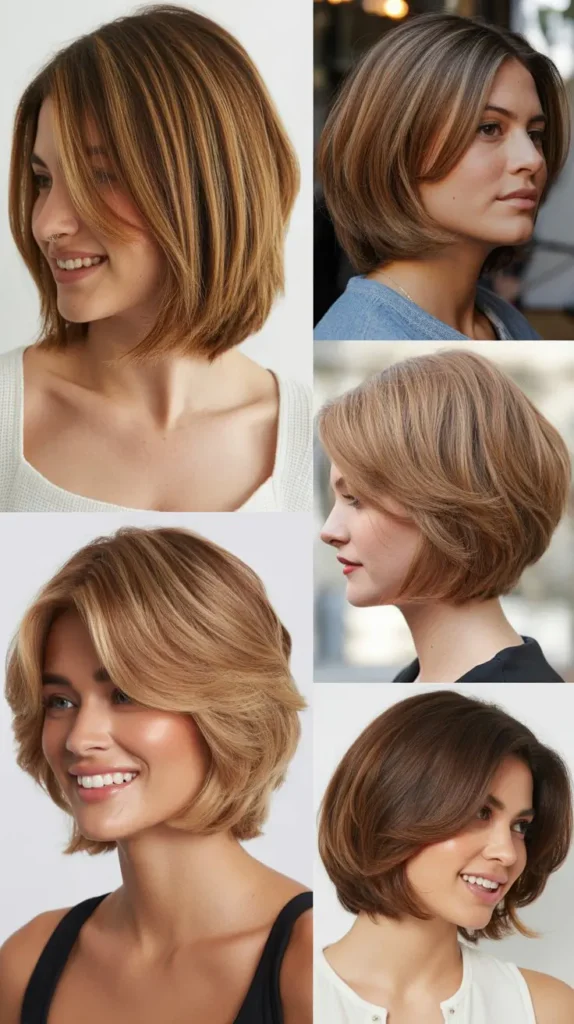  Medium-Length Stacked Bob Wedge