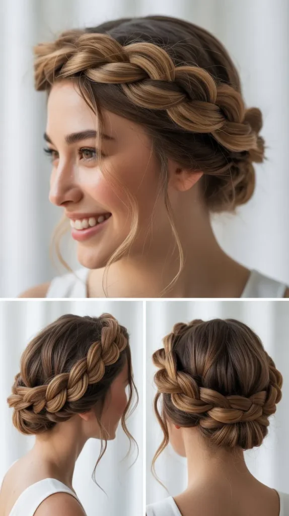 Twisted Halo Updo