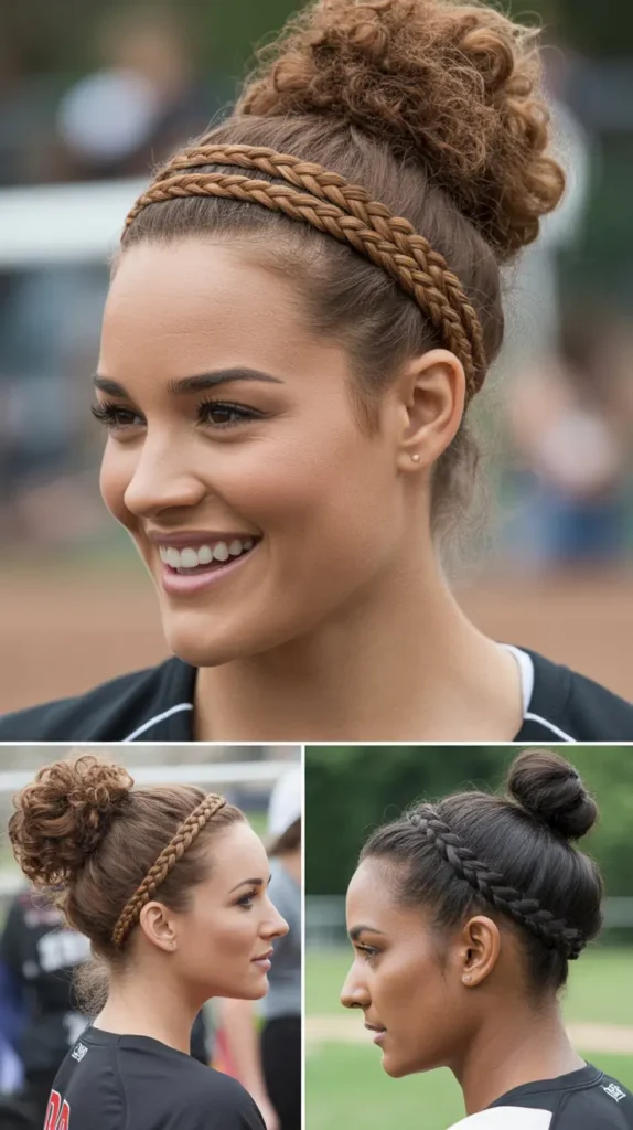Braided Headband with Bun