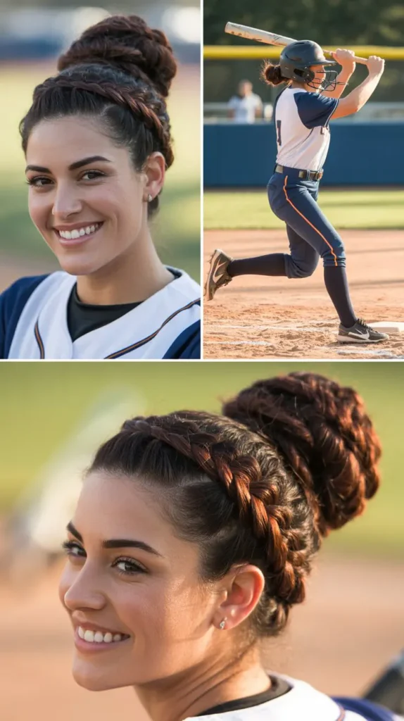 Bun with Braid Accent