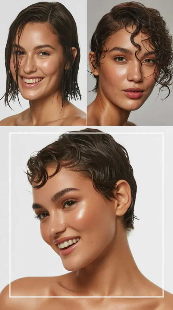 Sleek Wet Look
