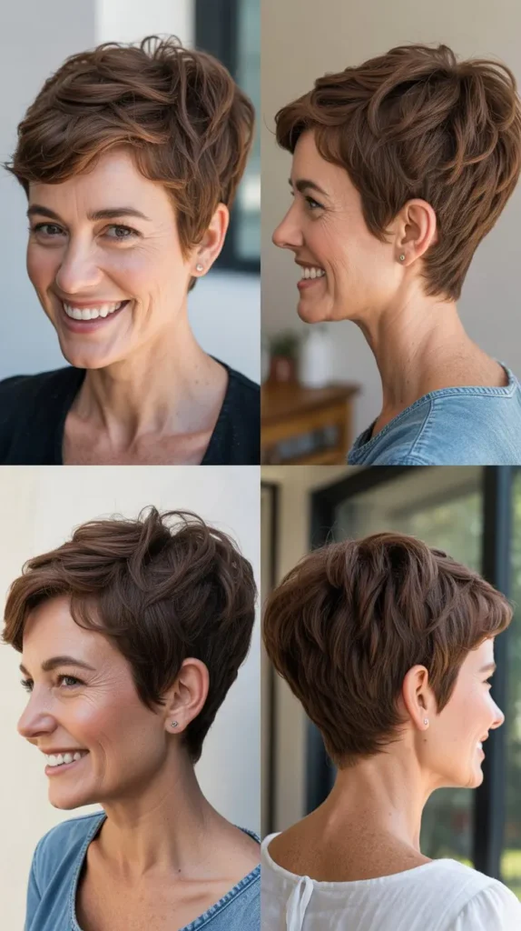 Layered Textured Pixie Wedge