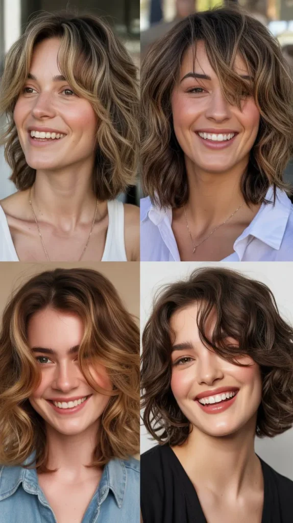 Textured Shoulder-Length Shag