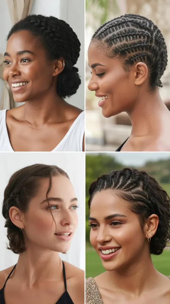 Twisted Side Braid for Short Hair