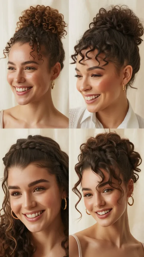  Curly Natural Updo (Curls and Coils Edition)