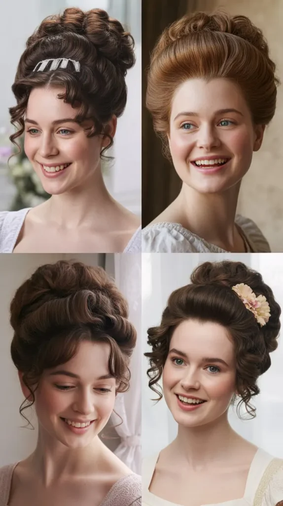 Regency Bouffant Style