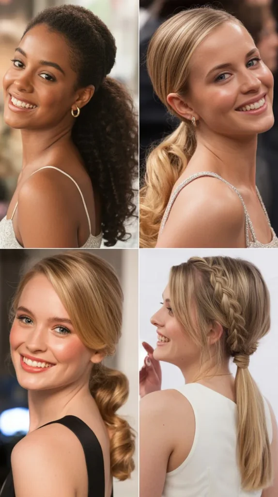  Glamorous Side Ponytail