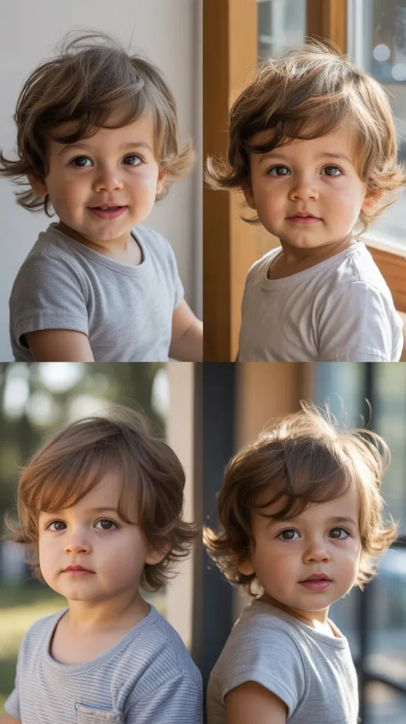 Long Toddler Hair with Natural Layers