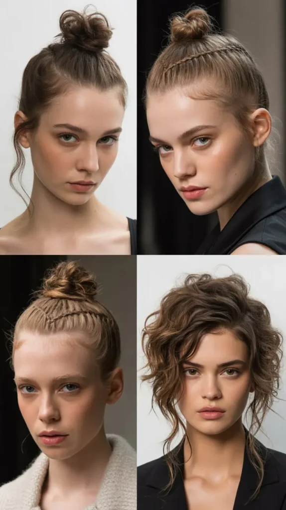 The Textured Top Knot Half-Up