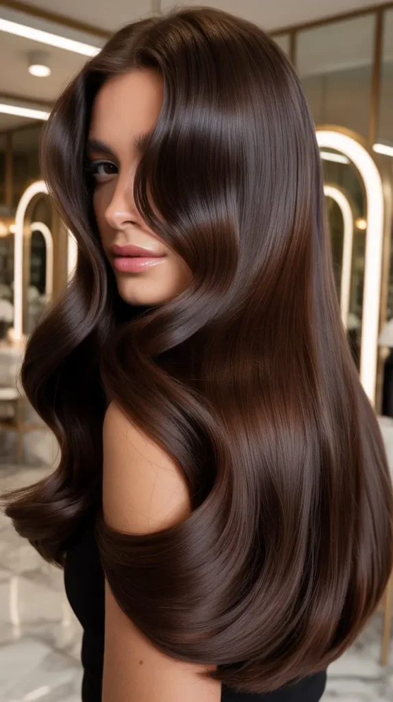  Dark Chocolate Brown Glossing Treatment