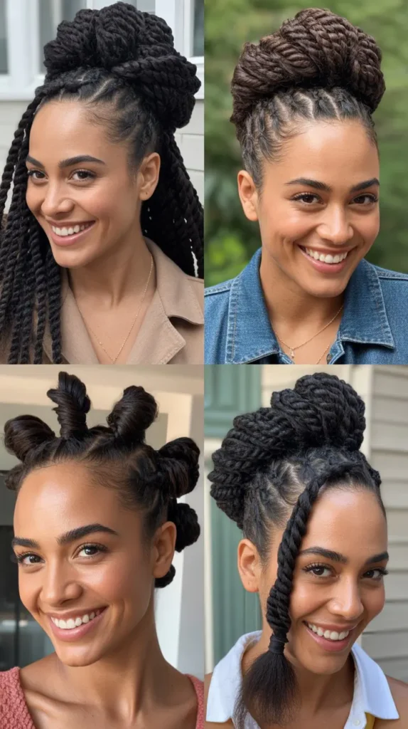 wisted Half-Up Style