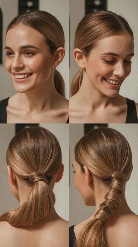  The Wrap-Around Ponytail