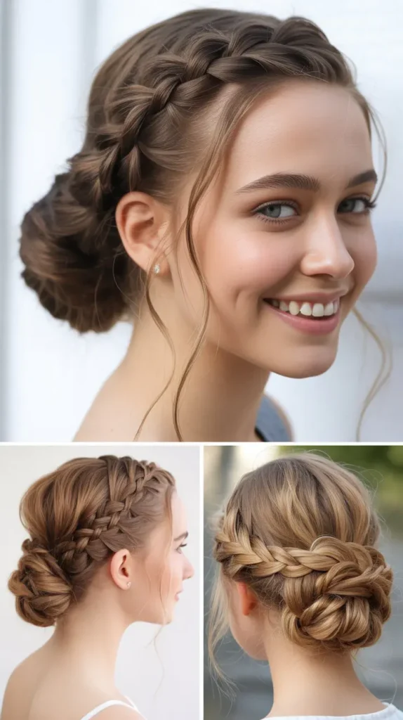 Side Braided Bun