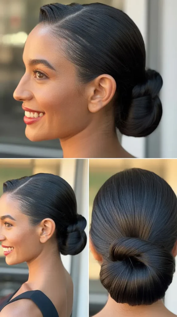 Sculptured Side Bun