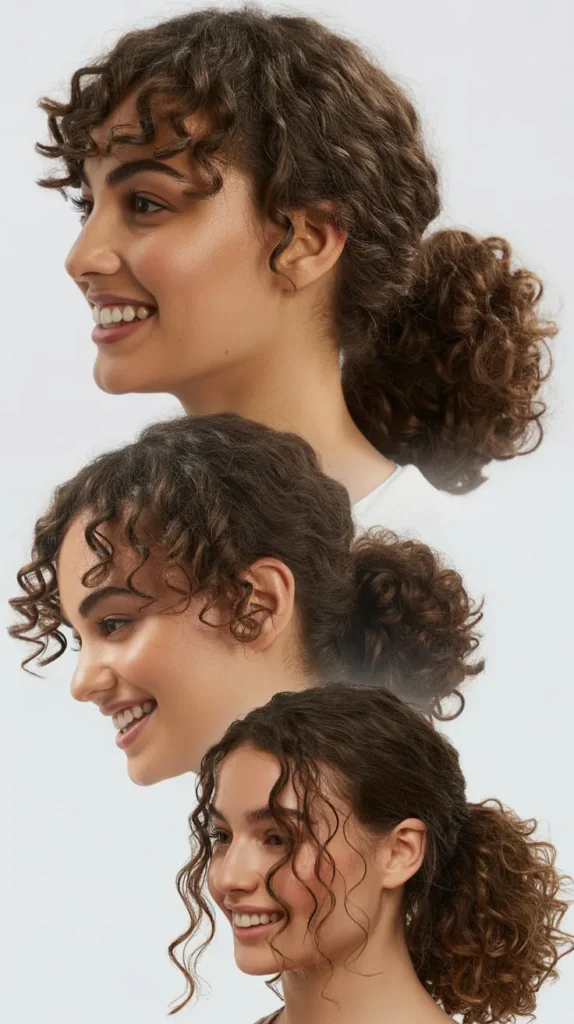 Curly Side Ponytail