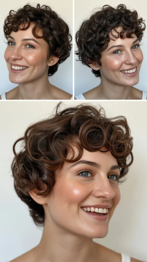  Rounded Wavy Pixie
