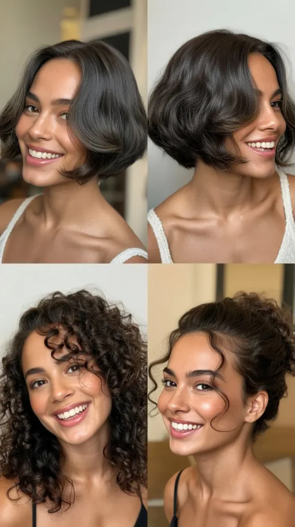 Angled Bob with Layered Texture