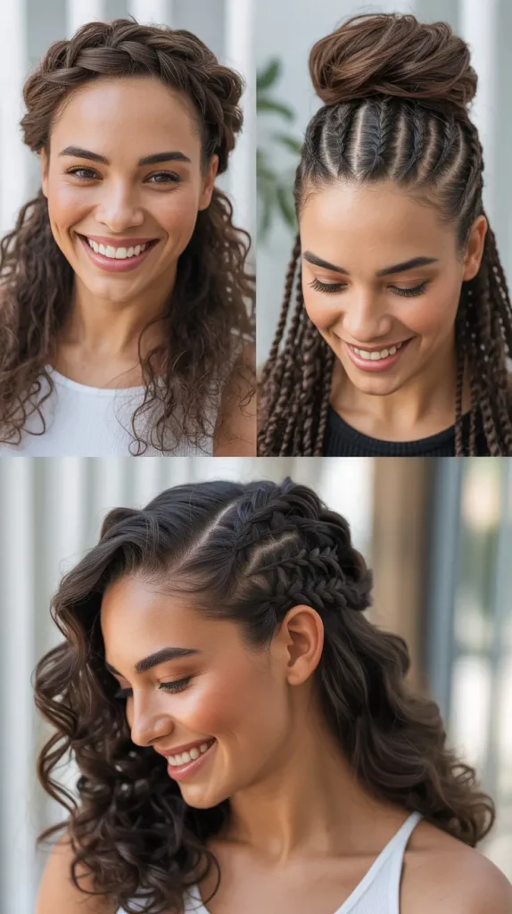 Half-Up Braided Updo