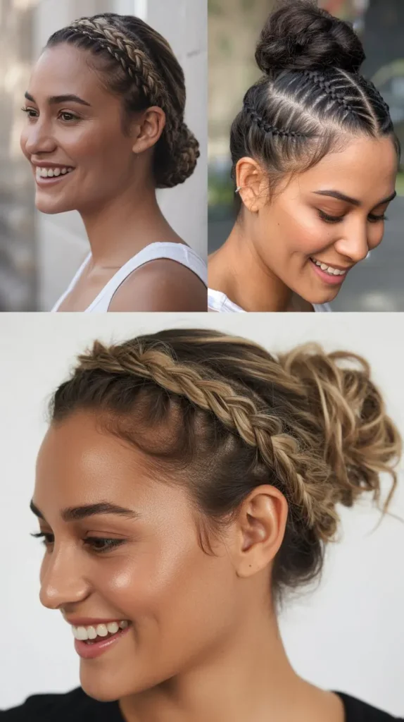 Braided Crown with Bun