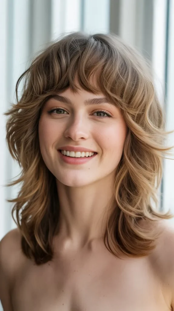 Voluminous Shag With Wispy Fringe