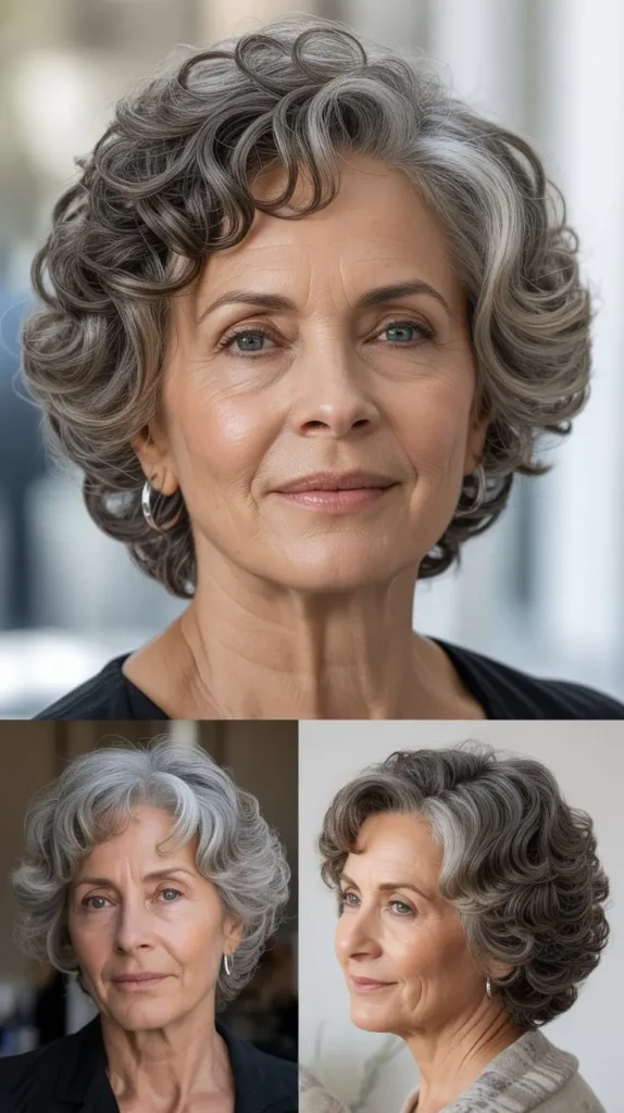 Curly Wedge with Textured Layers