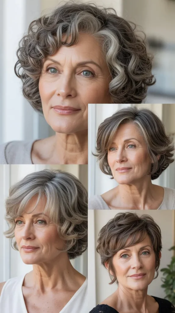 Curly Wedge with Stacked Layers