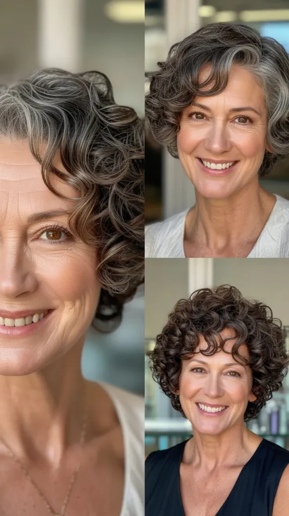 Asymmetrical Curly Wedge