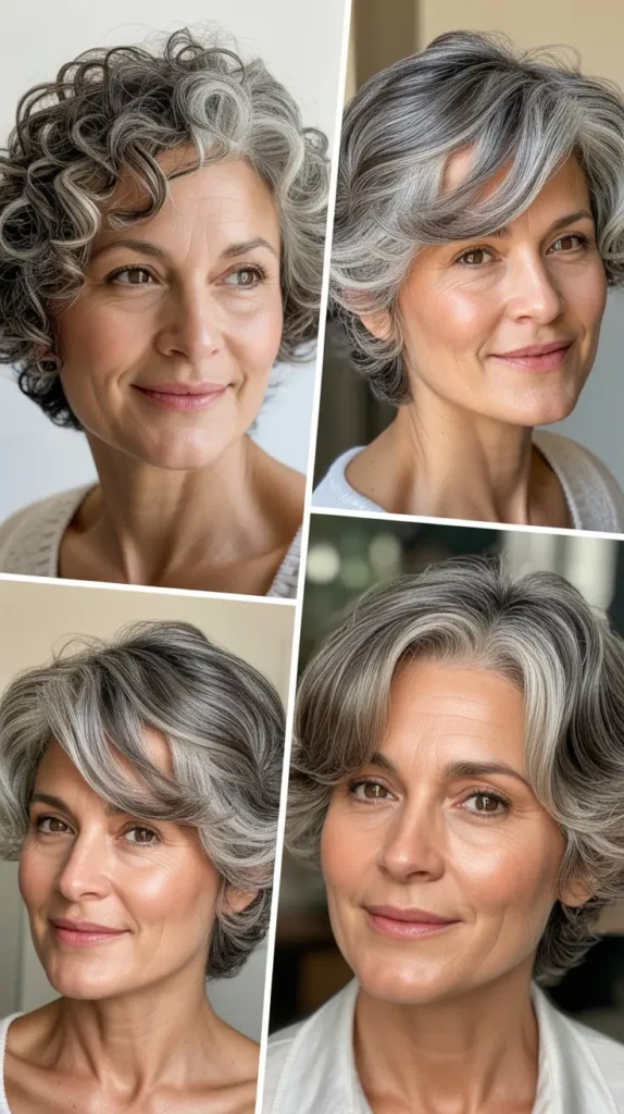 Curly Wedge with Angled Layers