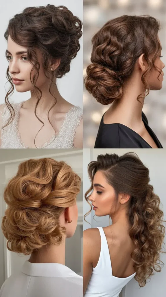 Curly Elegant Chignon