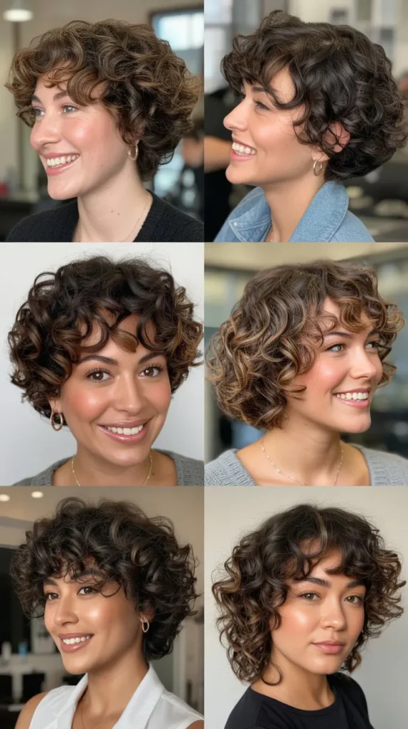  Curly Wedge with Angled Layers