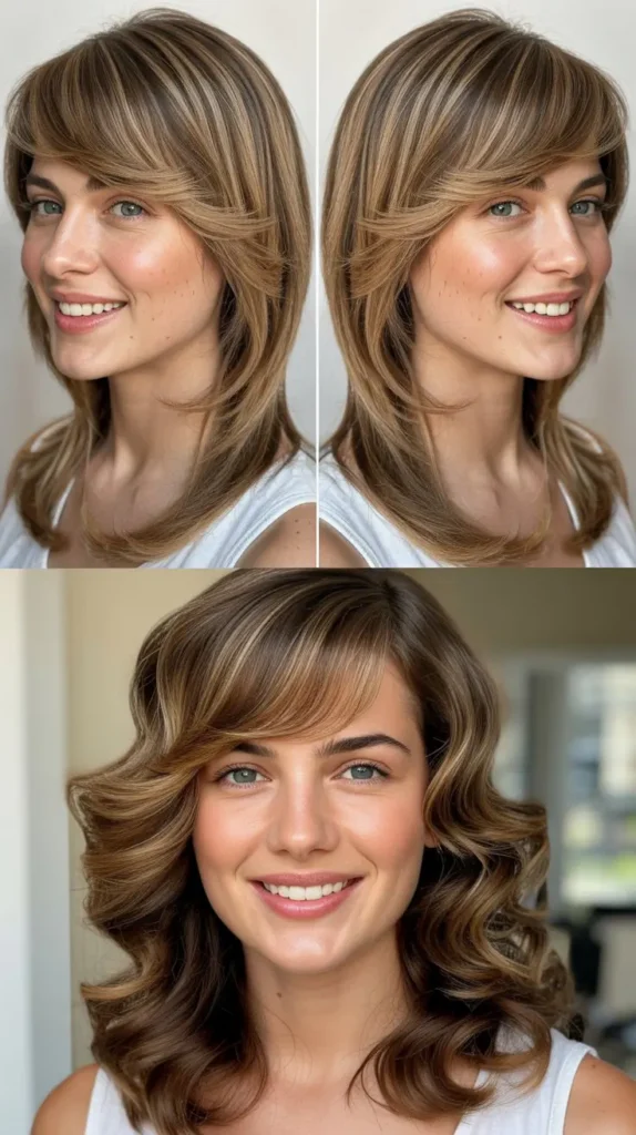 Long Wedge with Side Bangs