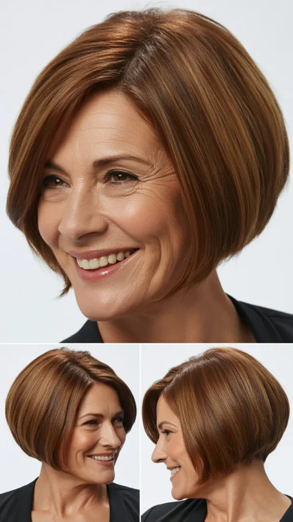 Sleek Stacked Wedge Bob